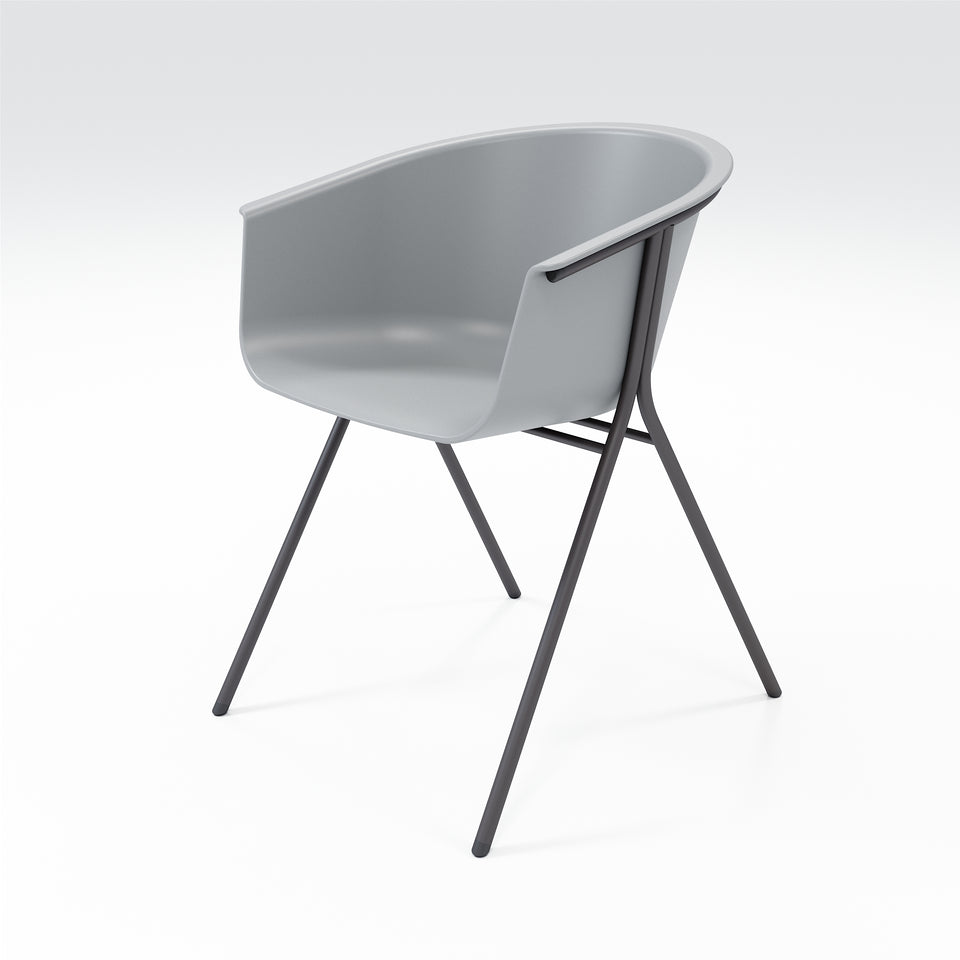 Robby chair in cool grey