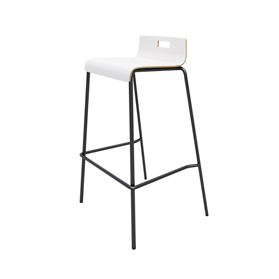 Lo Barstool in White