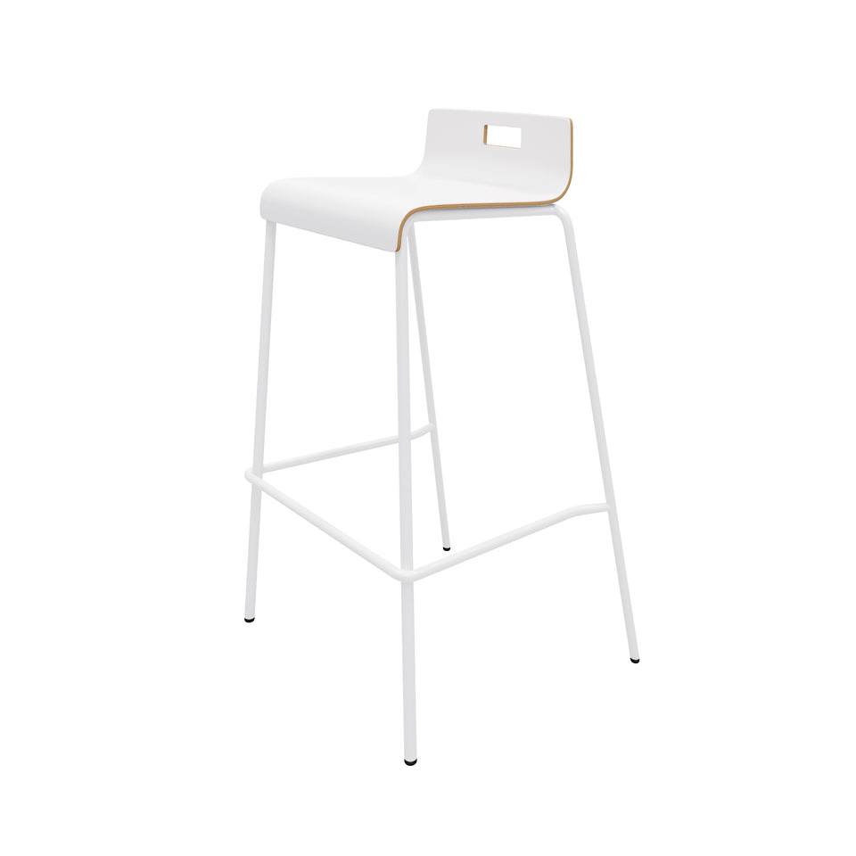 Lo Barstool in White