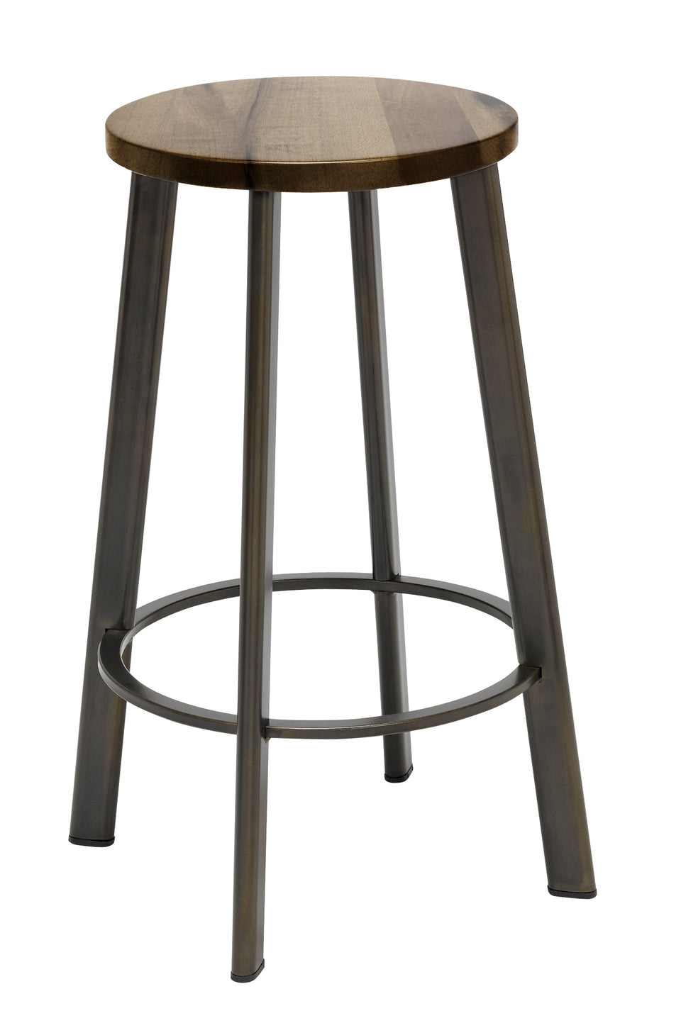 Billie counter height stool with solid wood seat